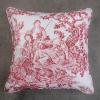imageMaison d Hermine The Miller  Antique Green with White Background 100 Cotton Decorative Pillow Cover for Couch Sofa Cushion Covers Bedroom Home Living Room 20quotx20quot11  the Miller  Red White Background