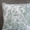 imageMaison d Hermine The Miller  Antique Green with White Background 100 Cotton Decorative Pillow Cover for Couch Sofa Cushion Covers Bedroom Home Living Room 20quotx20quot10  the Miller  Antique Green White Background