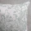 imageMaison d Hermine The Miller  Antique Green with White Background 100 Cotton Decorative Pillow Cover for Couch Sofa Cushion Covers Bedroom Home Living Room 20quotx20quot04  the Miller  Antique Green
