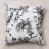 imageMaison d Hermine The Miller  Antique Green with White Background 100 Cotton Decorative Pillow Cover for Couch Sofa Cushion Covers Bedroom Home Living Room 20quotx20quot18  Paradise  Mid Night