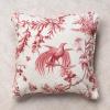 imageMaison d Hermine The Miller  Antique Green with White Background 100 Cotton Decorative Pillow Cover for Couch Sofa Cushion Covers Bedroom Home Living Room 20quotx20quot17  Paradise  Lacqer Red