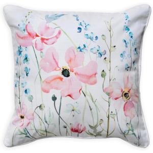 imageMaison d Hermine Decorative Cushion Cover 100 Cotton 18quotx18quot Toile Washable Pillow Cover with Invisible Zipper for Home Dcor Office Couch Bedroom Nudes  Monstera Dusk  SpringSummer27  Delphinium  White