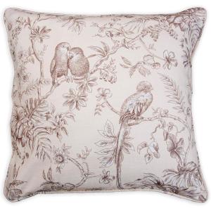 imageMaison d Hermine Decorative Cushion Cover 100 Cotton 18quotx18quot Toile Washable Pillow Cover with Invisible Zipper for Home Dcor Office Couch Bedroom Nudes  Monstera Dusk  SpringSummer03  Jouy Paradise  Beige