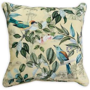 imageMaison d Hermine Decorative Cushion Cover 100 Cotton 18quotx18quot Toile Washable Pillow Cover with Invisible Zipper for Home Dcor Office Couch Bedroom Nudes  Monstera Dusk  SpringSummer19  Solstice  Garden Glade