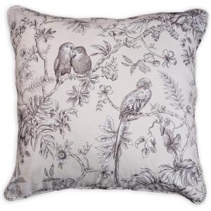 imageMaison d Hermine Decorative Cushion Cover 100 Cotton 18quotx18quot Toile Washable Pillow Cover with Invisible Zipper for Home Dcor Office Couch Bedroom Nudes  Monstera Dusk  SpringSummer16  Jouy Paradise  Grey