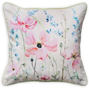 imageMaison d Hermine Decorative Cushion Cover 100 Cotton 18quotx18quot Toile Washable Pillow Cover with Invisible Zipper for Home Dcor Office Couch Bedroom Nudes  Monstera Dusk  SpringSummer24  Delphinium  Beige