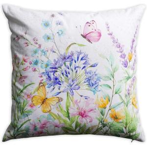 imageMaison d Hermine Decorative Cushion Cover 100 Cotton 18quotx18quot Toile Washable Pillow Cover with Invisible Zipper for Home Dcor Office Couch Bedroom Nudes  Monstera Dusk  SpringSummer05  Artist Garden  Enjoy