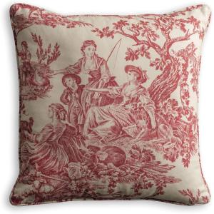 imageMaison d Hermine The Miller  Antique Green with White Background 100 Cotton Decorative Pillow Cover for Couch Sofa Cushion Covers Bedroom Home Living Room 20quotx20quot02  the Miller  Red