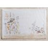 imageMaison d Hermine Cloth Placemat 100 Cotton Set of 4 Decorative Washable Place Mats Table Placemat Dining Kitchen Parties ampamp Camping Agrume  SpringSummer15  Meadow Florals  Beige