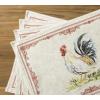 imageMaison d Hermine Cloth Placemat 100 Cotton Set of 4 Decorative Washable Place Mats Table Placemat Dining Kitchen Parties ampamp Camping Agrume  SpringSummer11  Campagne
