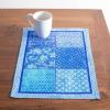 imageMaison d Hermine Cloth Placemat 100 Cotton Set of 4 Decorative Washable Place Mats Table Placemat Dining Kitchen Parties ampamp Camping Agrume  SpringSummer22  Indigo Love