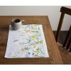 imageMaison d Hermine Cloth Placemat 100 Cotton Set of 4 Decorative Washable Place Mats Table Placemat Dining Kitchen Parties ampamp Camping Agrume  SpringSummer08  Fleurs De Mai