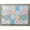 imageMaison d Hermine Cloth Placemat 100 Cotton Set of 4 Decorative Washable Place Mats Table Placemat Dining Kitchen Parties ampamp Camping Agrume  SpringSummer14  Agrume