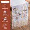 imageMaison d Hermine Tablerunner 100 Cotton 1450 Inch x 72 Inch Decorative Table Runner Table Runners Buffet ampamp Wedding Happy Florals  High Summer Double Layer  SpringSummer09  Meadow Florals  Beige