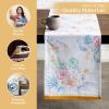 imageMaison d Hermine Tablerunner 100 Cotton 1450 Inch x 72 Inch Decorative Table Runner Table Runners Buffet ampamp Wedding Happy Florals  High Summer Double Layer  SpringSummer26  Paradise Island