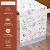 imageMaison d Hermine Tablerunner 100 Cotton 1450 Inch x 72 Inch Decorative Table Runner Table Runners Buffet ampamp Wedding Happy Florals  High Summer Double Layer  SpringSummer13  Summer Floral