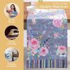 imageMaison d Hermine Tablerunner 100 Cotton 1450 Inch x 72 Inch Decorative Table Runner Table Runners Buffet ampamp Wedding Happy Florals  High Summer Double Layer  SpringSummer05  Sweet Rose Lavender  Lush