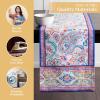 imageMaison d Hermine Tablerunner 100 Cotton 1450 Inch x 72 Inch Decorative Table Runner Table Runners Buffet ampamp Wedding Happy Florals  High Summer Double Layer  SpringSummer14  Indian Floral