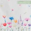 imageMaison d Hermine Tablerunner 100 Cotton 1450 Inch x 72 Inch Decorative Table Runner Table Runners Buffet ampamp Wedding Happy Florals  High Summer Double Layer  SpringSummer08  Flower in the Field