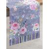 imageMaison d Hermine Tablerunner 100 Cotton 1450 Inch x 72 Inch Decorative Table Runner Table Runners Buffet ampamp Wedding Happy Florals  High Summer Double Layer  SpringSummer05  Sweet Rose Lavender  Lush