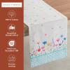 imageMaison d Hermine Tablerunner 100 Cotton 1450 Inch x 72 Inch Decorative Table Runner Table Runners Buffet ampamp Wedding Happy Florals  High Summer Double Layer  SpringSummer08  Flower in the Field