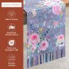 imageMaison d Hermine Tablerunner 100 Cotton 1450 Inch x 72 Inch Decorative Table Runner Table Runners Buffet ampamp Wedding Happy Florals  High Summer Double Layer  SpringSummer05  Sweet Rose Lavender  Lush