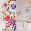 imageMaison d Hermine Tablerunner 100 Cotton 1450 Inch x 72 Inch Decorative Table Runner Table Runners Buffet ampamp Wedding Happy Florals  High Summer Double Layer  SpringSummer03  Happy Florals  High Summer