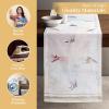 imageMaison d Hermine Tablerunner 100 Cotton 1450 Inch x 72 Inch Decorative Table Runner Table Runners Buffet ampamp Wedding Happy Florals  High Summer Double Layer  SpringSummer07  Flying Birds