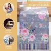 imageMaison d Hermine Tablerunner 100 Cotton 1450 Inch x 72 Inch Decorative Table Runner Table Runners Buffet ampamp Wedding Happy Florals  High Summer Double Layer  SpringSummer05  Sweet Rose Lavender  Lush