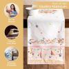 imageMaison d Hermine Tablerunner 100 Cotton 1450 Inch x 72 Inch Decorative Table Runner Table Runners Buffet ampamp Wedding Happy Florals  High Summer Double Layer  SpringSummer27  Ibiza  Beige