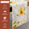 imageMaison d Hermine Tablerunner 100 Cotton 1450 Inch x 72 Inch Decorative Table Runner Table Runners Buffet ampamp Wedding Happy Florals  High Summer Double Layer  SpringSummer10  Candice