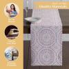 imageMaison d Hermine Tablerunner 100 Cotton 1450 Inch x 72 Inch Decorative Table Runner Table Runners Buffet ampamp Wedding Happy Florals  High Summer Double Layer  SpringSummer19  Mandala