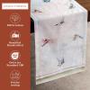 imageMaison d Hermine Tablerunner 100 Cotton 1450 Inch x 72 Inch Decorative Table Runner Table Runners Buffet ampamp Wedding Happy Florals  High Summer Double Layer  SpringSummer07  Flying Birds