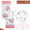 imageMaison d Hermine Tablerunner 100 Cotton 1450 Inch x 72 Inch Decorative Table Runner Table Runners Buffet ampamp Wedding Happy Florals  High Summer Double Layer  SpringSummer17  Rose Garden