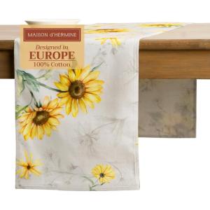 imageMaison d Hermine Tablerunner 100 Cotton 1450 Inch x 72 Inch Decorative Table Runner Table Runners Buffet ampamp Wedding Happy Florals  High Summer Double Layer  SpringSummer10  Candice