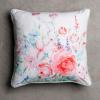 imageMaison d Hermine Decorative Cushion Cover 100 Cotton Throw Toile Washable Pillow Cover with Invisible Zipper for Sofa Bedroom Home Pale Garden  Summer Garden  SpringSummer 20quotx20quot