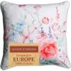 imageMaison d Hermine Decorative Cushion Cover 100 Cotton Throw Toile Washable Pillow Cover with Invisible Zipper for Sofa Bedroom Home Pale Garden  Summer Garden  SpringSummer 20quotx20quot
