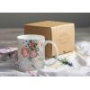 imageMaison d Hermine Coffee Mug with Handles Fine Bone China Pack of One Coffee Mug Hot Beverages Cappuccino Home Restaurant Perfect for Men ampamp Women Whitish Shabby Chique  Winter Berries 15 Ounce5  Champ De Mars  Dotty