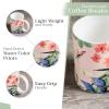 imageMaison d Hermine Coffee Mug with Handles Fine Bone China Pack of One Coffee Mug Hot Beverages Cappuccino Home Restaurant Perfect for Men ampamp Women Whitish Shabby Chique  Winter Berries 15 Ounce10  Canne  Fargesia
