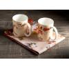 imageMaison d Hermine Coffee Mug with Handles Fine Bone China Pack of One Coffee Mug Hot Beverages Cappuccino Home Restaurant Perfect for Men ampamp Women Whitish Shabby Chique  Winter Berries 15 Ounce2  Kelim  Prairie