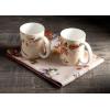 imageMaison d Hermine Coffee Mug with Handles Fine Bone China Pack of One Coffee Mug Hot Beverages Cappuccino Home Restaurant Perfect for Men ampamp Women Whitish Shabby Chique  Winter Berries 15 Ounce2  Kelim  Prairie
