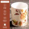 imageMaison d Hermine Coffee Mug with Handles Fine Bone China Pack of One Coffee Mug Hot Beverages Cappuccino Home Restaurant Perfect for Men ampamp Women Whitish Shabby Chique  Winter Berries 15 Ounce2  Kelim  Prairie Autumn Joy