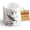 imageMaison d Hermine Coffee Mug with Handles Fine Bone China Pack of One Coffee Mug Hot Beverages Cappuccino Home Restaurant Perfect for Men ampamp Women Whitish Shabby Chique  Winter Berries 15 Ounce6  Meadow Florals  Brown Perfect Pasture