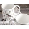 imageMaison d Hermine Coffee Mug with Handles Fine Bone China Pack of One Coffee Mug Hot Beverages Cappuccino Home Restaurant Perfect for Men ampamp Women Whitish Shabby Chique  Winter Berries 15 Ounce6  Meadow Florals  Brown