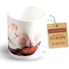 imageMaison d Hermine Coffee Mug with Handles Fine Bone China Pack of One Coffee Mug Hot Beverages Cappuccino Home Restaurant Perfect for Men ampamp Women Whitish Shabby Chique  Winter Berries 15 Ounce7  Faisan DAutomne  Vol Libre