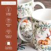 imageMaison d Hermine Coffee Mug with Handles Fine Bone China Pack of Two Coffee Mug for Hot Beverages Cappuccino Latte Home Restaurant Perfect for Men ampamp Women Holly Time 15 Ounce3  Holly Time