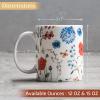 imageMaison d Hermine Coffee Mug with Handles Fine Bone China Pack of Two Coffee Mug for Hot Beverages Cappuccino Latte Home Restaurant Perfect for Men ampamp Women Holly Time 15 Ounce9  Just Floral  Poppies Always