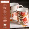 imageMaison d Hermine Coffee Mug with Handles Fine Bone China Pack of Two Coffee Mug for Hot Beverages Cappuccino Latte Home Restaurant Perfect for Men ampamp Women Holly Time 15 Ounce6  Amarante