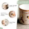imageMaison d Hermine Coffee Mug with Handles Fine Bone China Pack of Two Coffee Mug for Hot Beverages Cappuccino Latte Home Restaurant Perfect for Men ampamp Women Holly Time 15 Ounce8  Ibiza  Beige  Feather