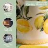imageMaison d Hermine Coffee Mug with Handles Fine Bone China Pack of Two Coffee Mug for Hot Beverages Cappuccino Latte Home Restaurant Perfect for Men ampamp Women Holly Time 15 Ounce4  Limoncello  Verna